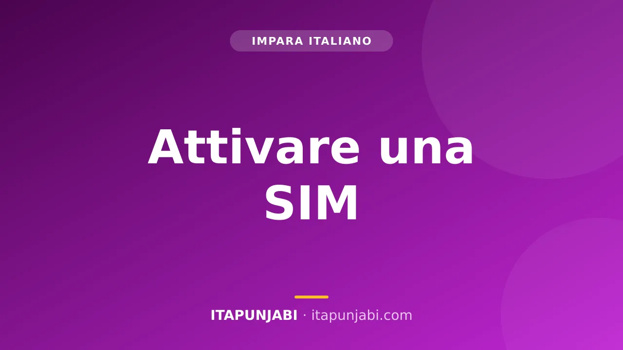 Una persona che acquista una scheda SIM in un negozio di telefonia in Italia