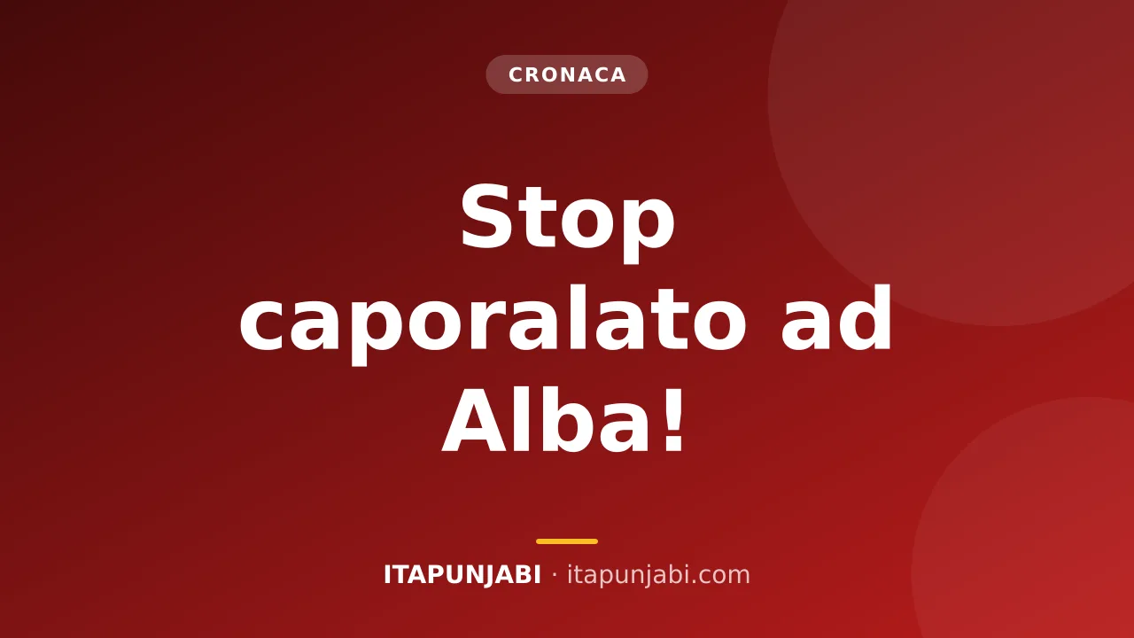 Protesta contro il caporalato ad Alba