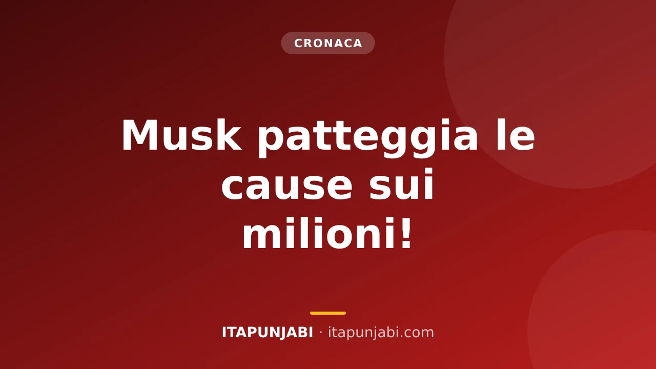 Elon Musk in primo piano durante un evento pubblico