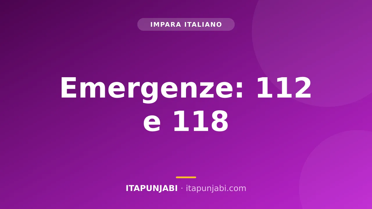 Una persona che chiama i soccorsi con il cellulare in Italia