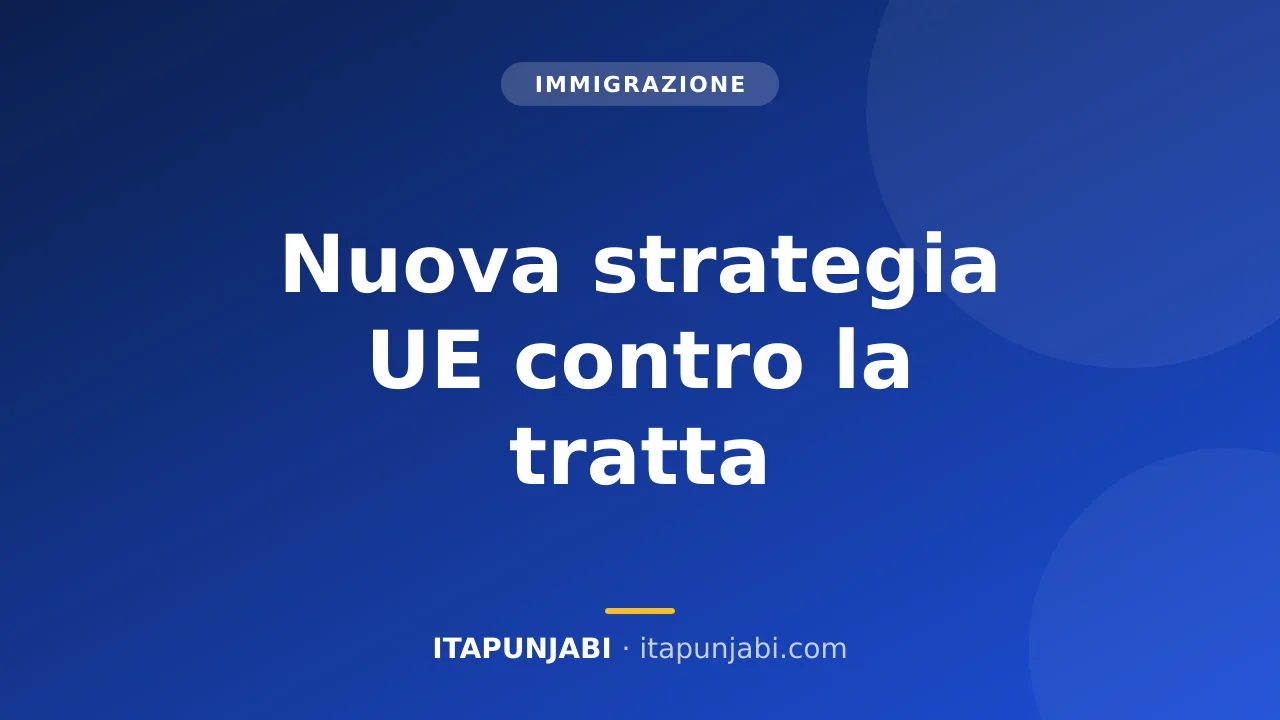 Riunione della Commissione Europea sulla sicurezza e la lotta alla tratta