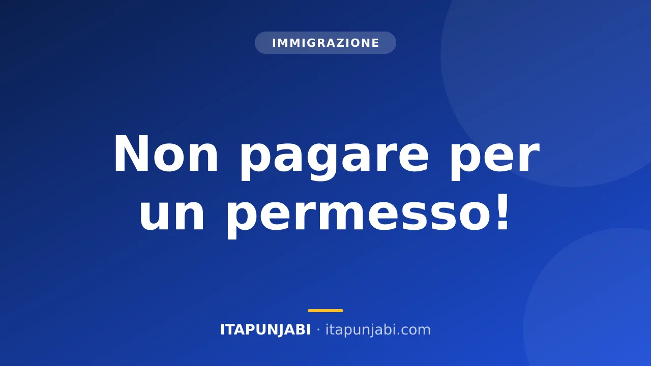Uomo preoccupato davanti allo smartphone per una truffa sul permesso di soggiorno