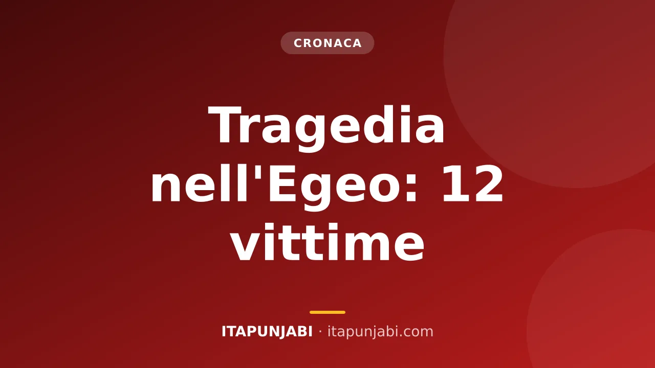 Mare Egeo e barca di soccorso