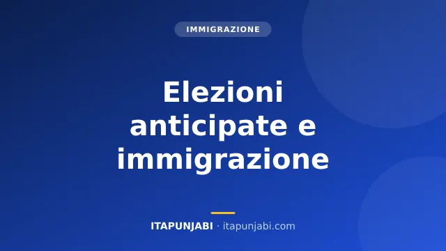 Voto anticipato e immigrazione: cosa cambia davvero
